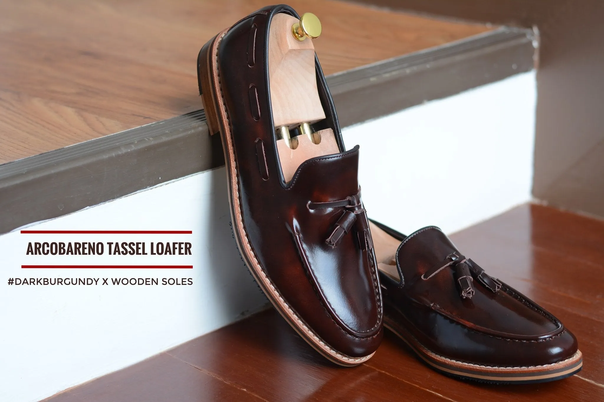 503 Tassel Loafer Burgundy - Wooden Soles