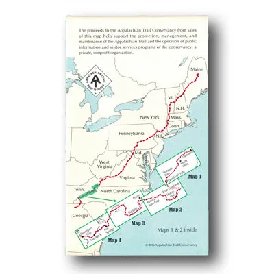 Appalachian Trail Maps Tennessee-North Carolina