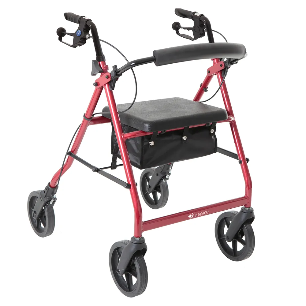 Aspire Deluxe 8" Seat Walker - Red