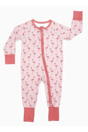 Bamboo Sleeper Pajamas - Fancy Flamingos