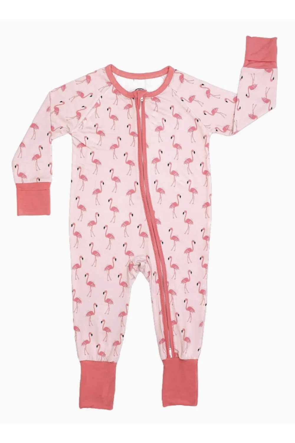 Bamboo Sleeper Pajamas - Fancy Flamingos