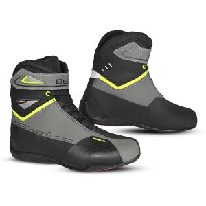 BELA Blaze Urban Motorcycle Boots Black Yellow