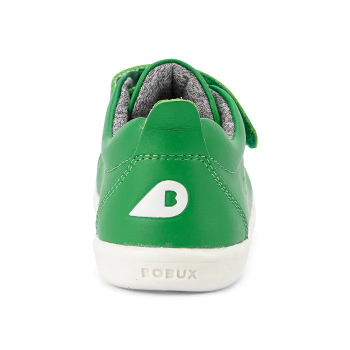 Bobux Iwalk Grass Court Emerald Green Leather Trainer 633744