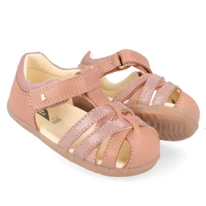 Bobux Step Ups Cross Jump Rose Pink 73112 Toddler Girls Sandal