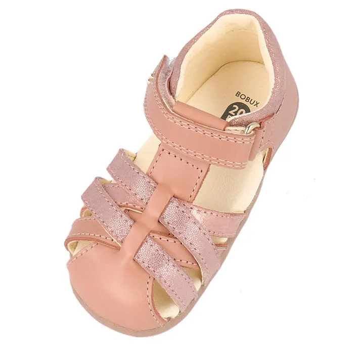 Bobux Step Ups Cross Jump Rose Pink 73112 Toddler Girls Sandal