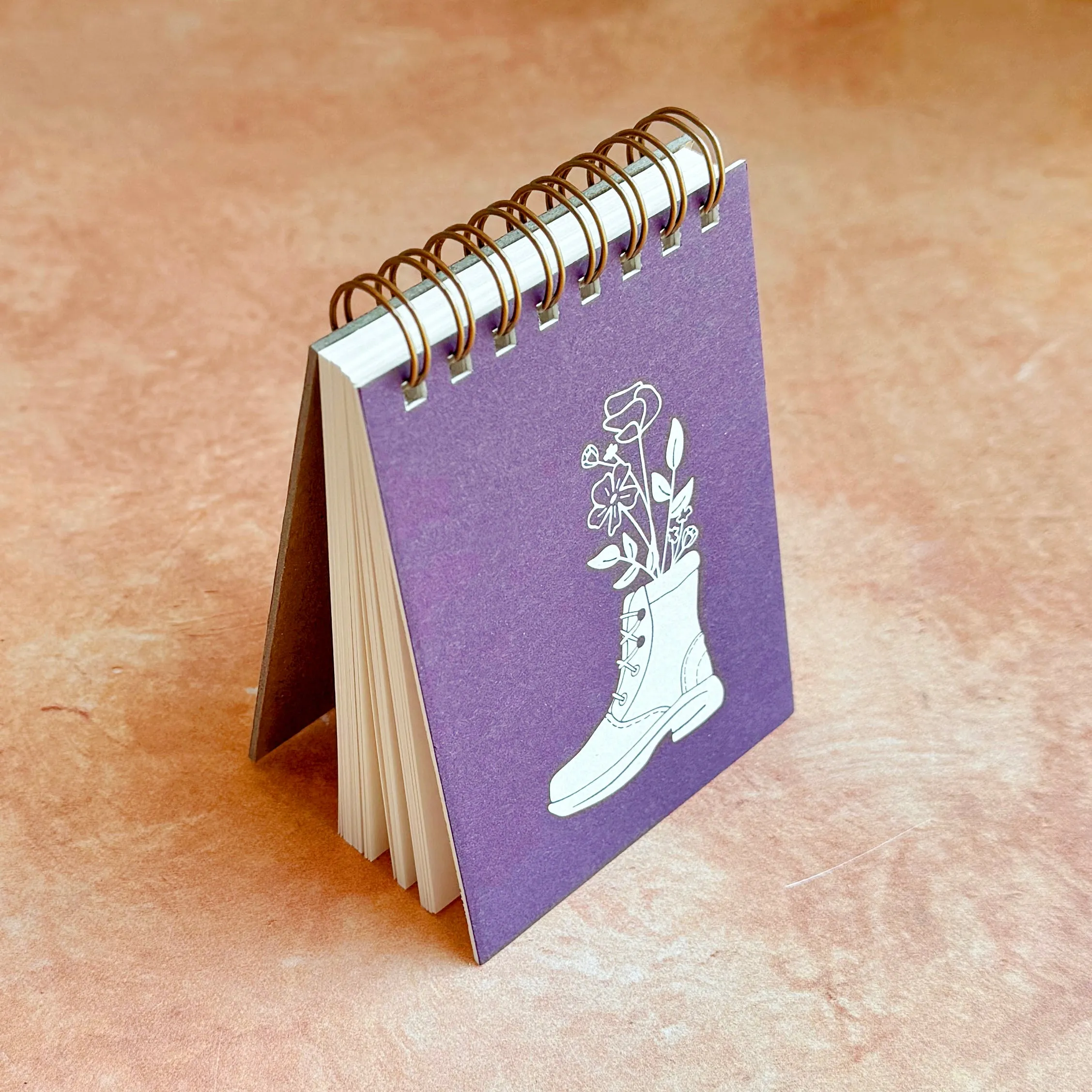 Boot Bouquet Mini Jotter Notebook