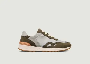 CLAE Hayden Sneaker In Olive Flint Grey Nubuck