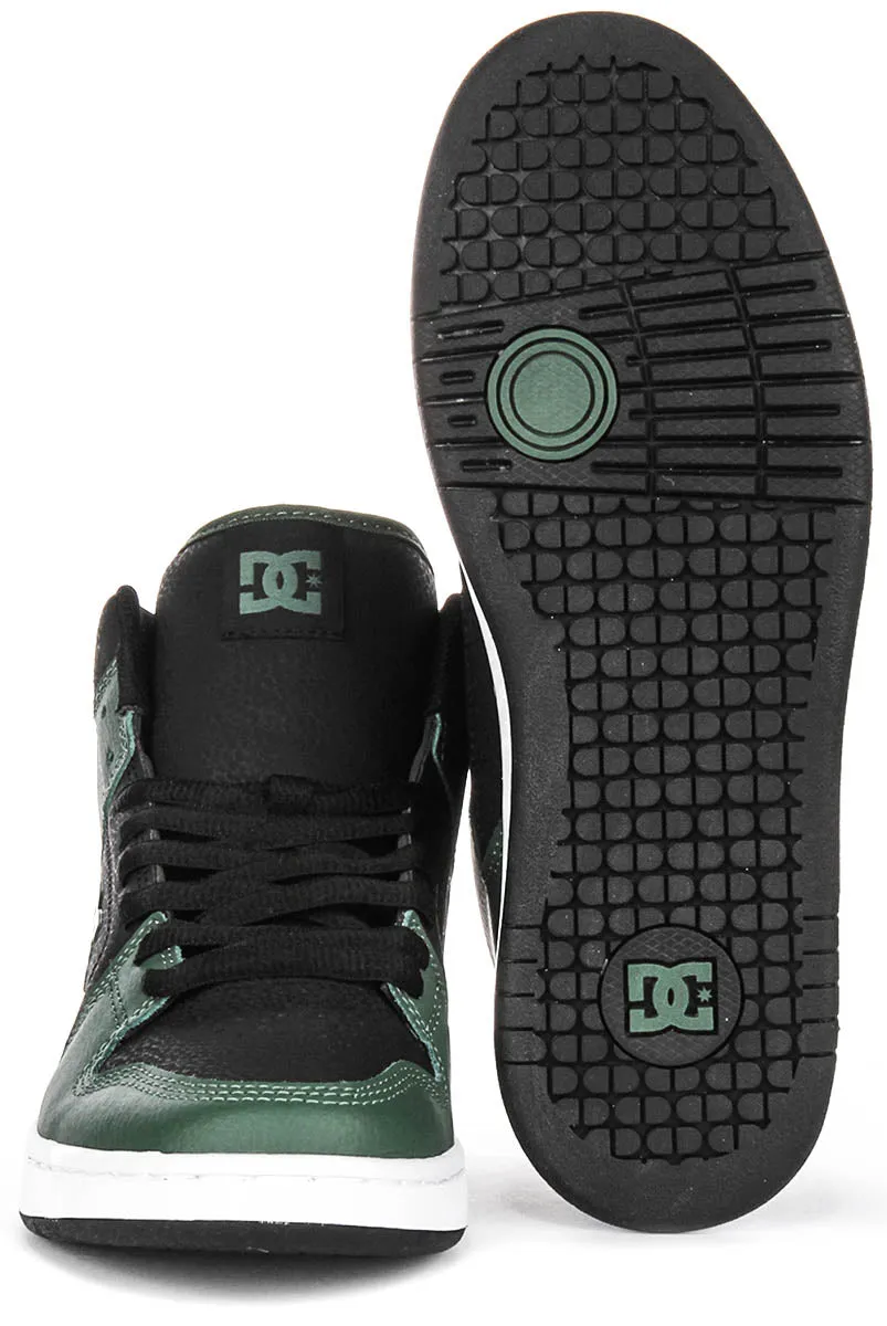 Dc Shoes Manteca 4 Hi In Black Green For Men