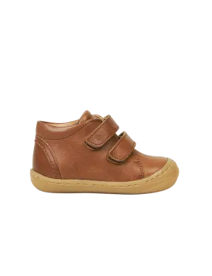 Everyday shoe Velcro - Cognac