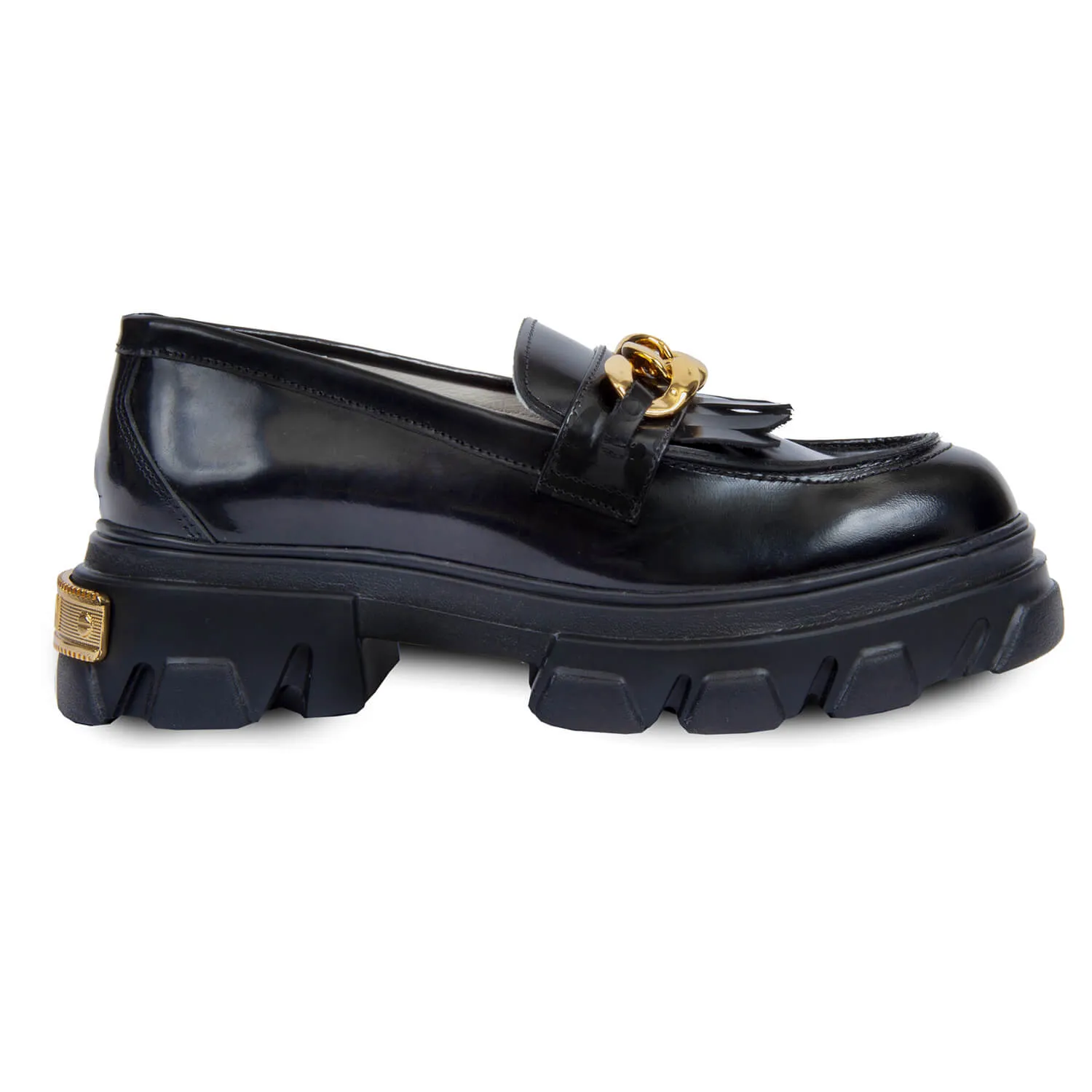 GOLD CHAIN LOAFER