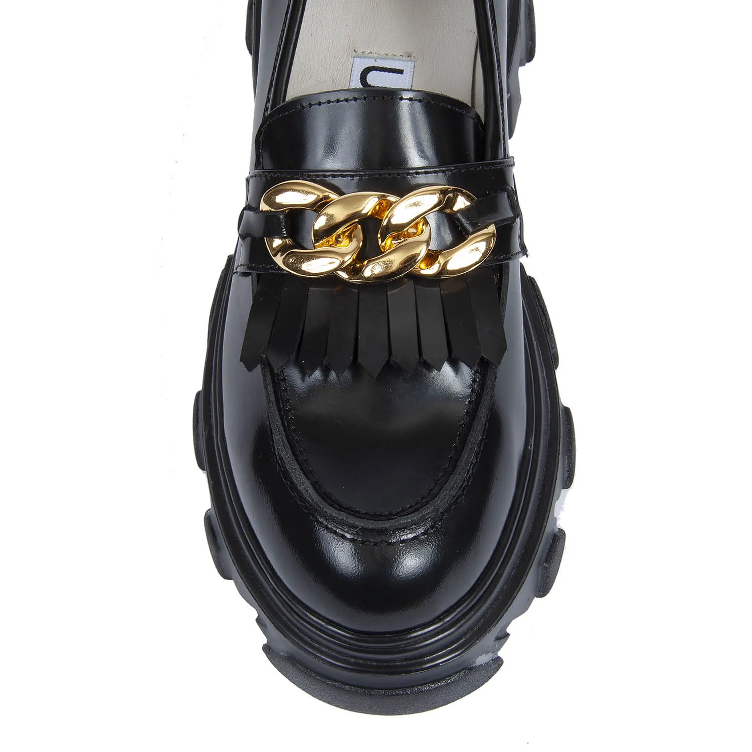 GOLD CHAIN LOAFER