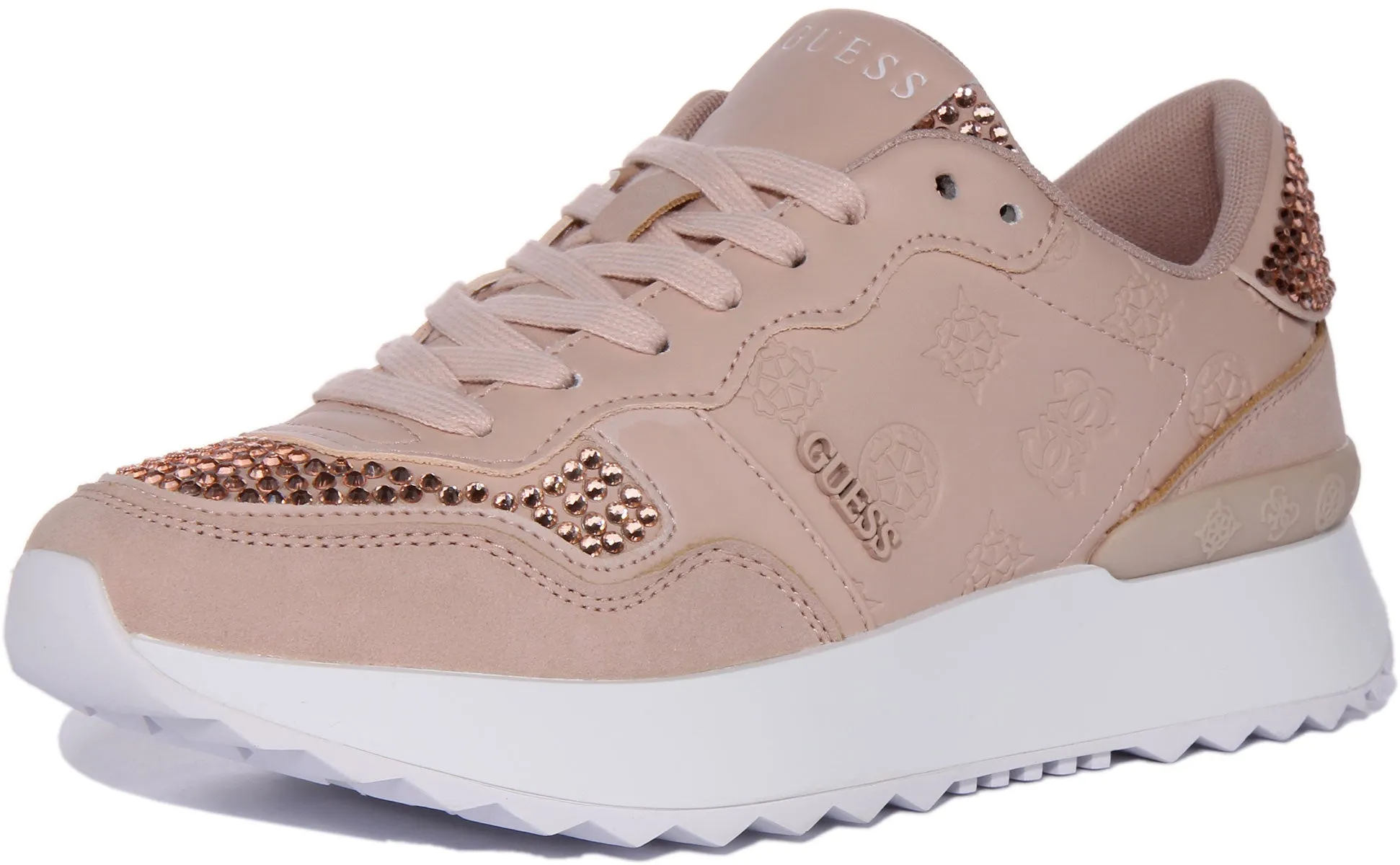 Guess Vinna Trainer In Rose For Women