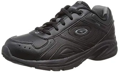 Hi-tec XT115 junior black lace up trainer