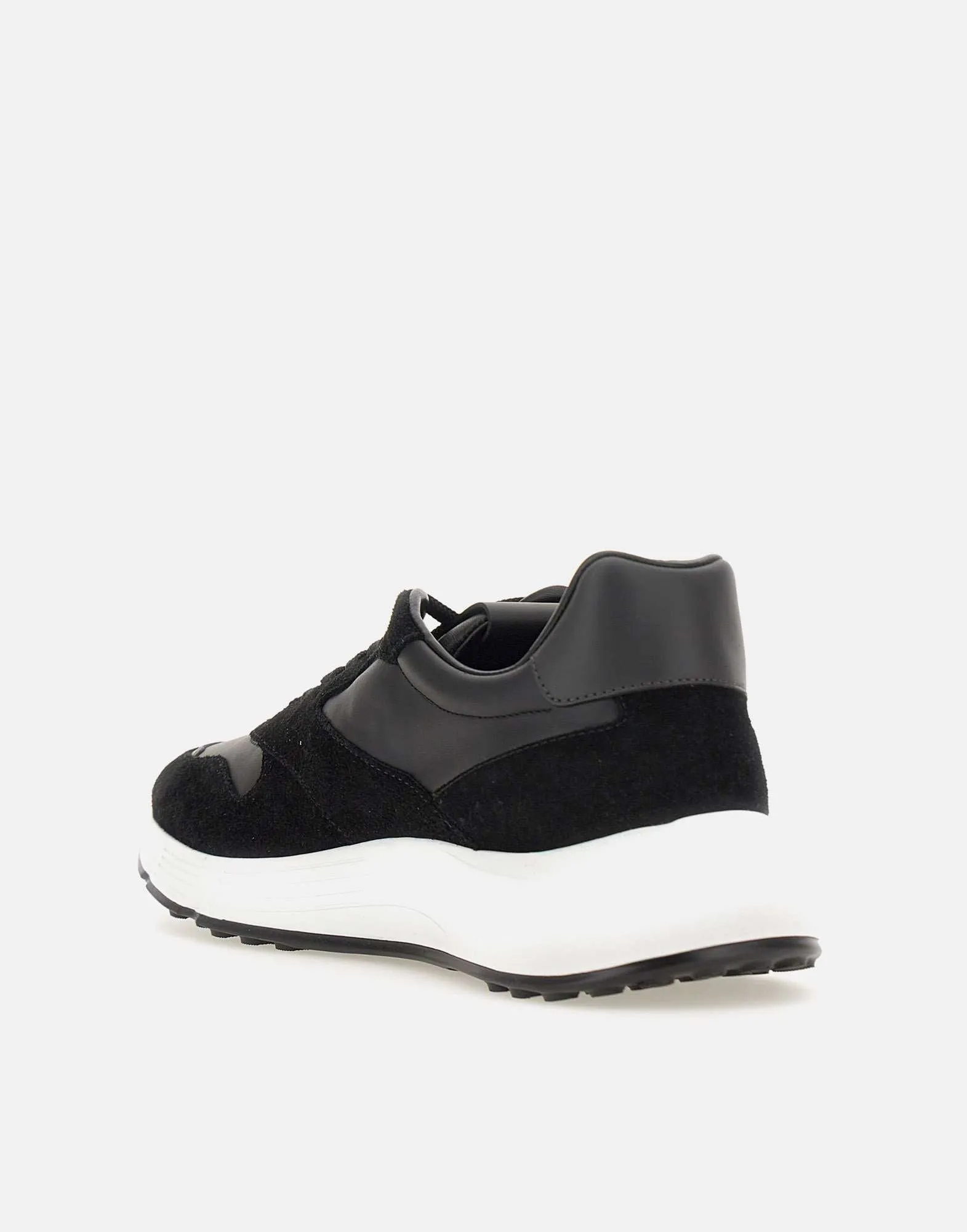 Hyperlight Black Suede Leather Sneakers