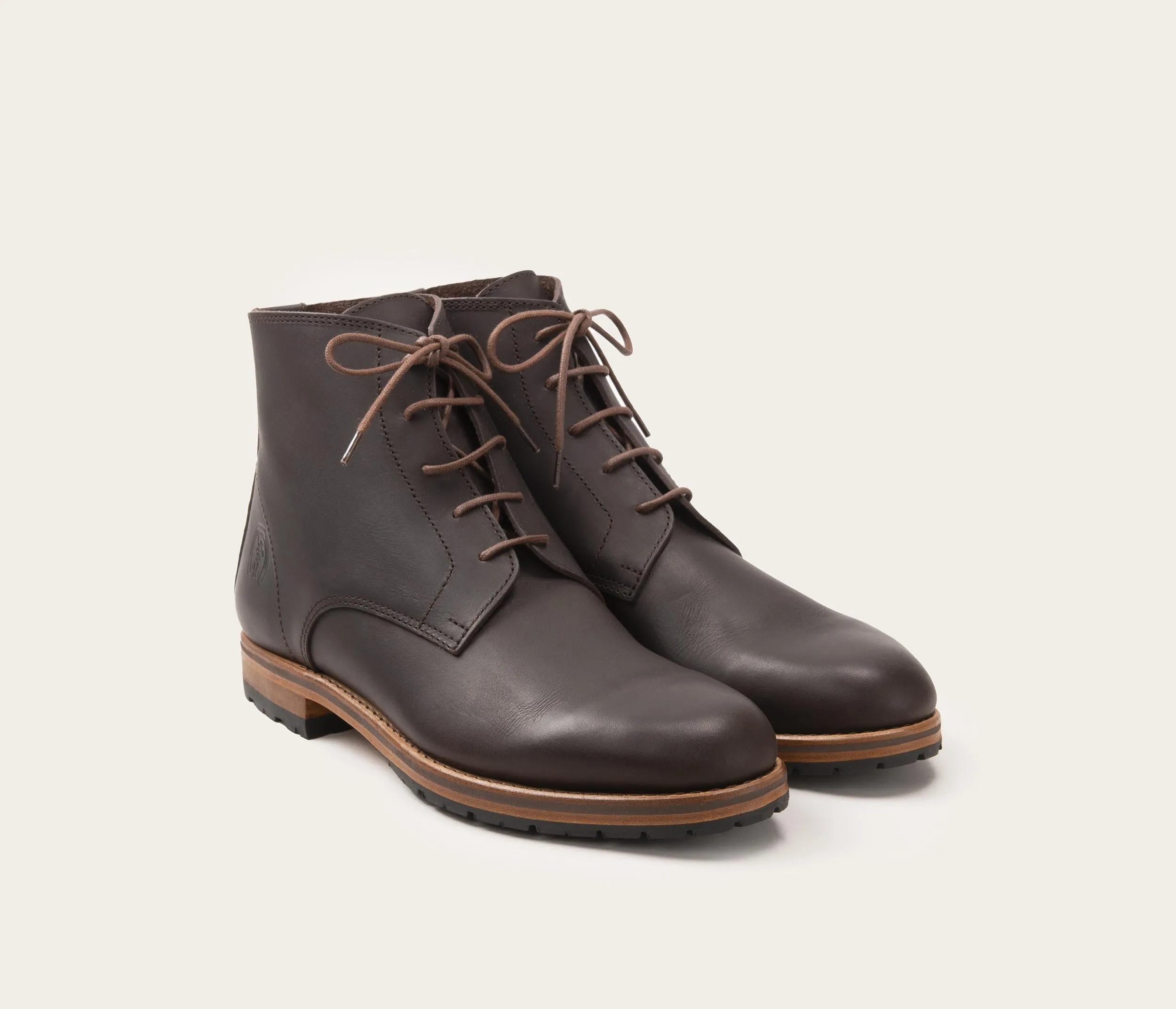 Jules Men's Ankle Boot Coffee Notched Skates