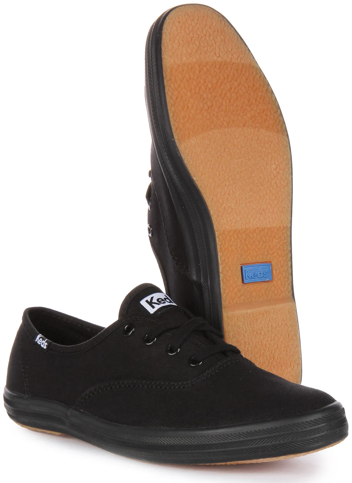 Keds Champion In All Black For Women