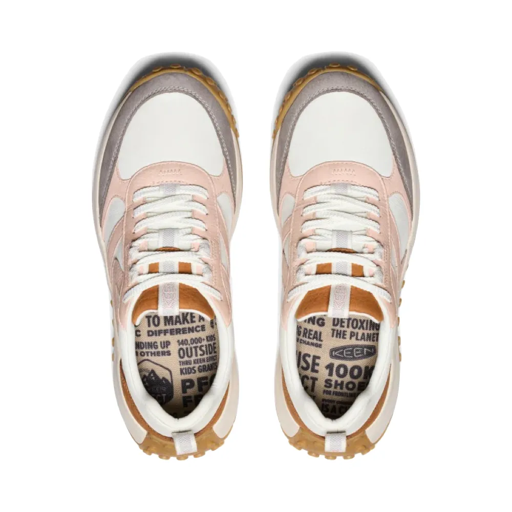 KEEN Women's KS86 Leather Sneaker in KEEN Maple/Cameo Rose