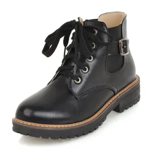 Lace Up Ankle Martin Boots