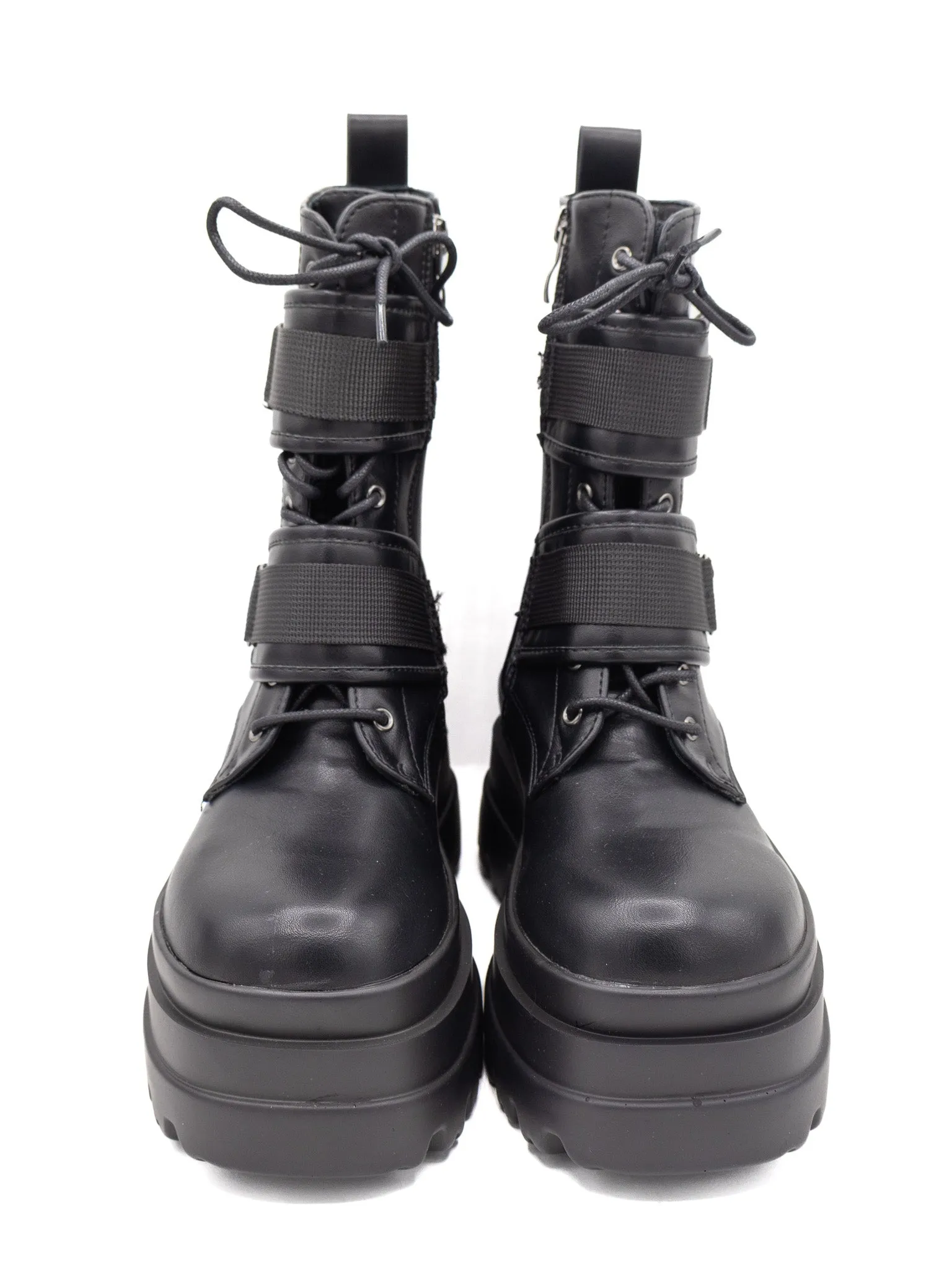 Lessi Strap Combat Boots