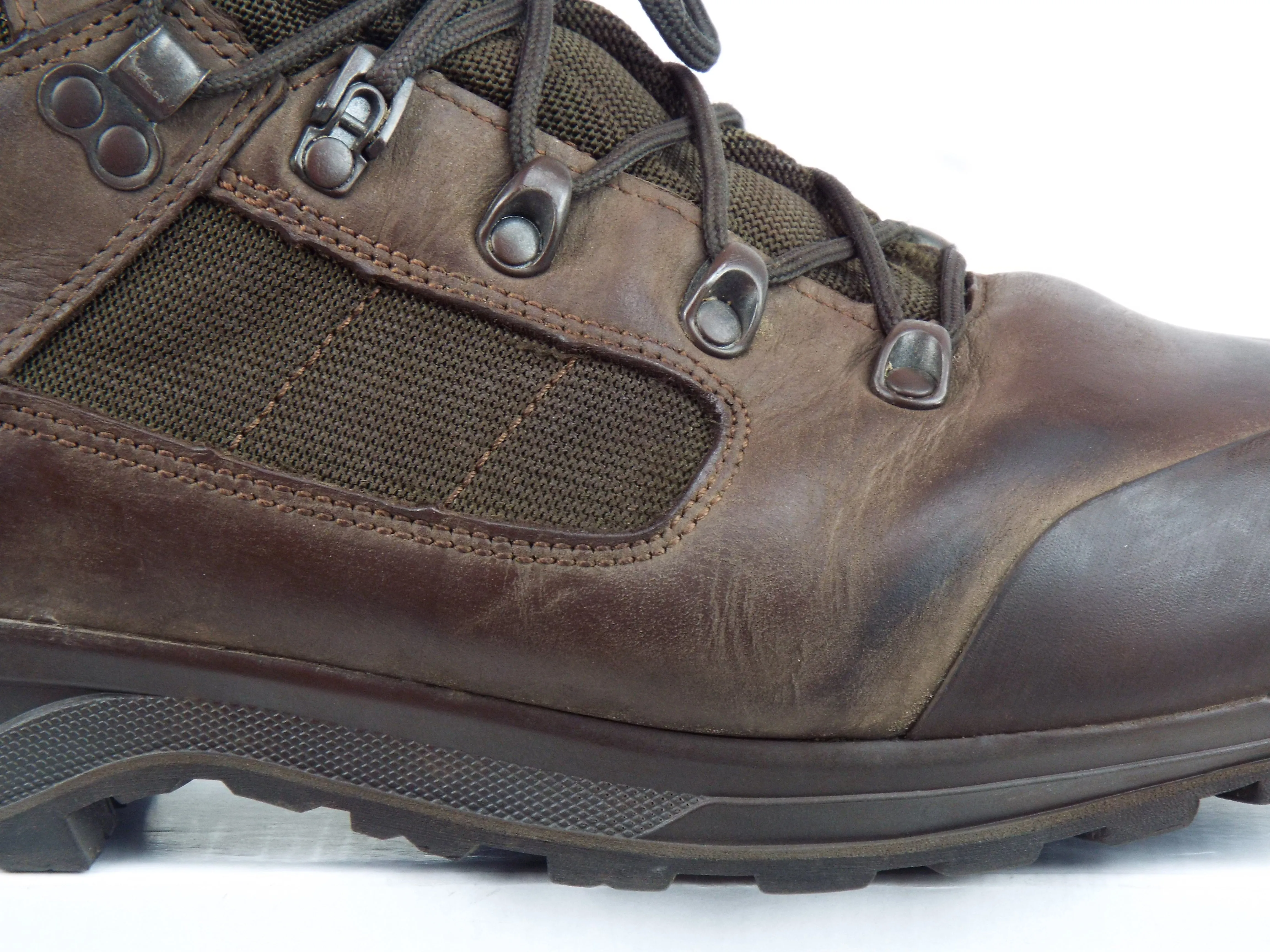 Lowa "Elite Evo" - Brown Leather Combat Boots w/Cordura - Grade 1