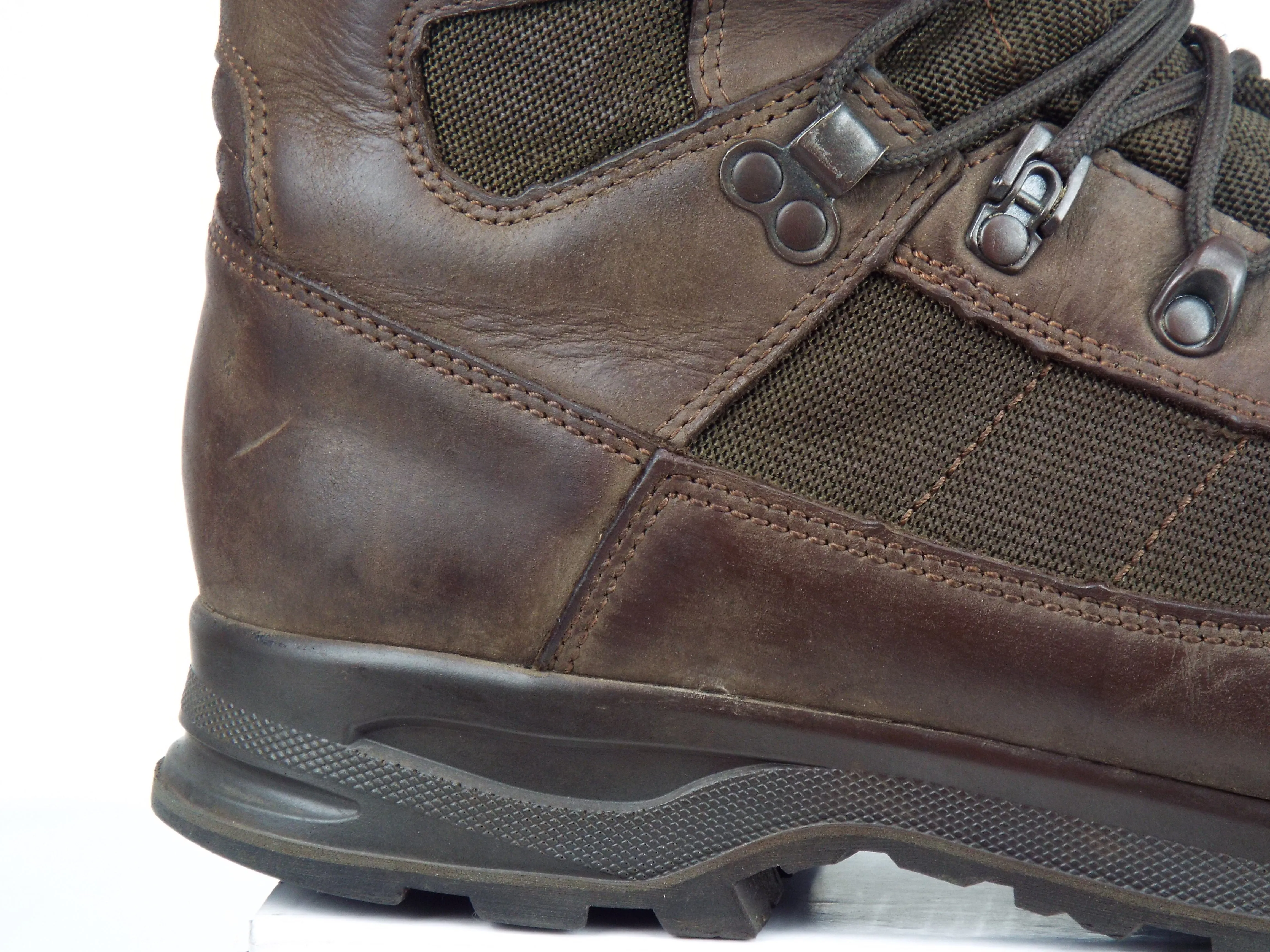 Lowa "Elite Evo" - Brown Leather Combat Boots w/Cordura - Grade 1