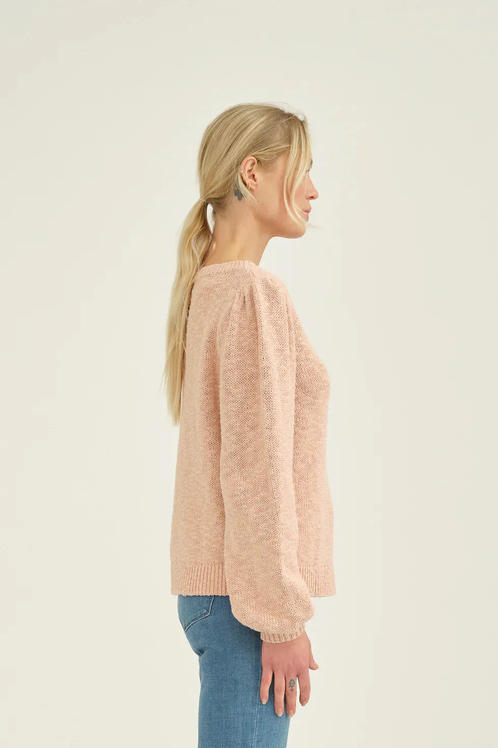 May Boatneck Knit English Rose