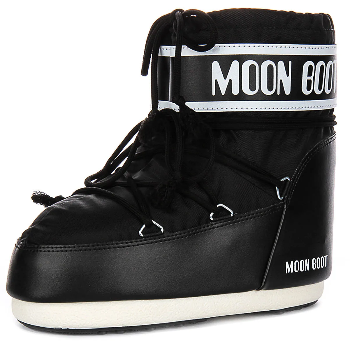 Moon Boot Icon Low Nylon In Black For Women