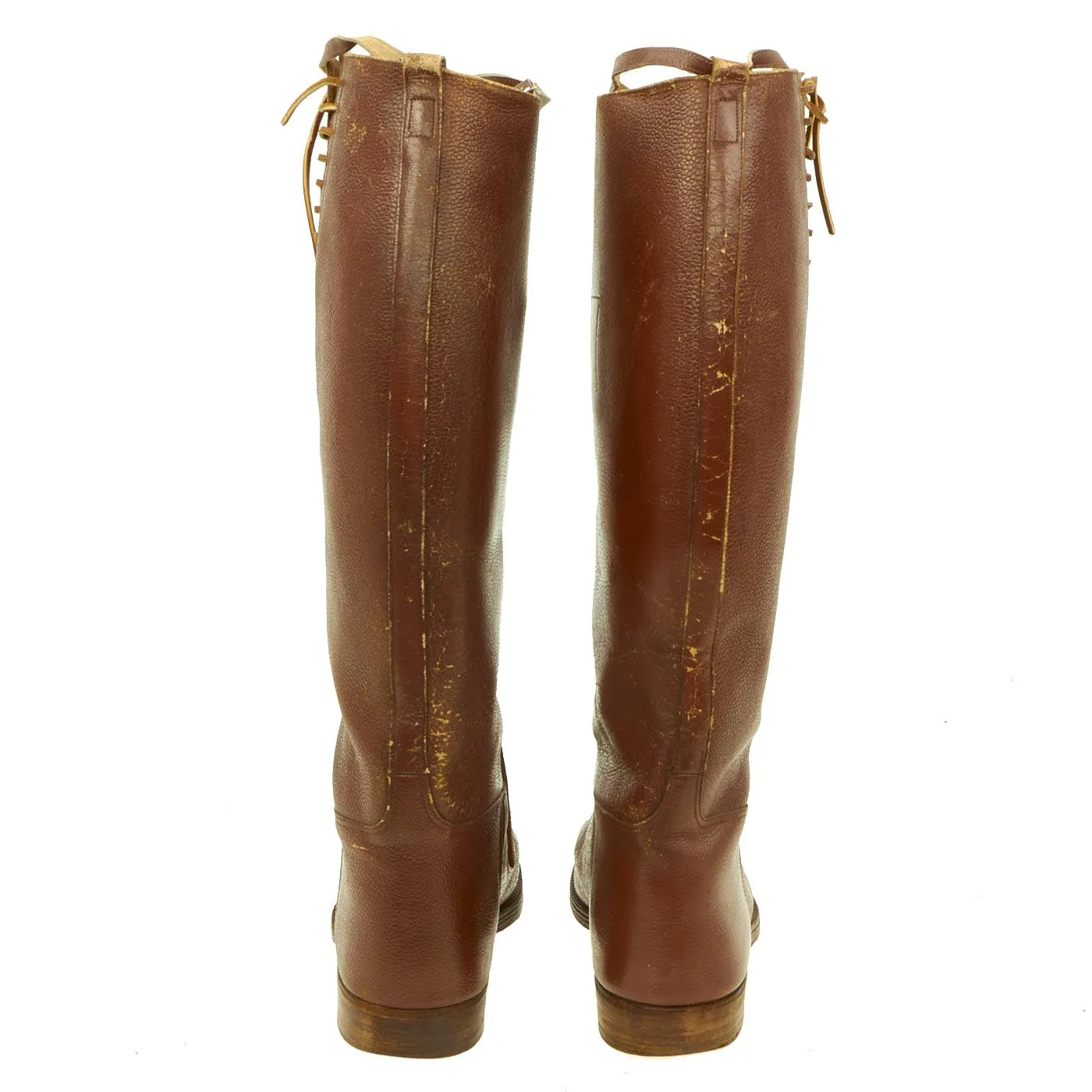 Original U.S. WWI Officer Equestrian Style High Boots by Mattson’s of Hollywood