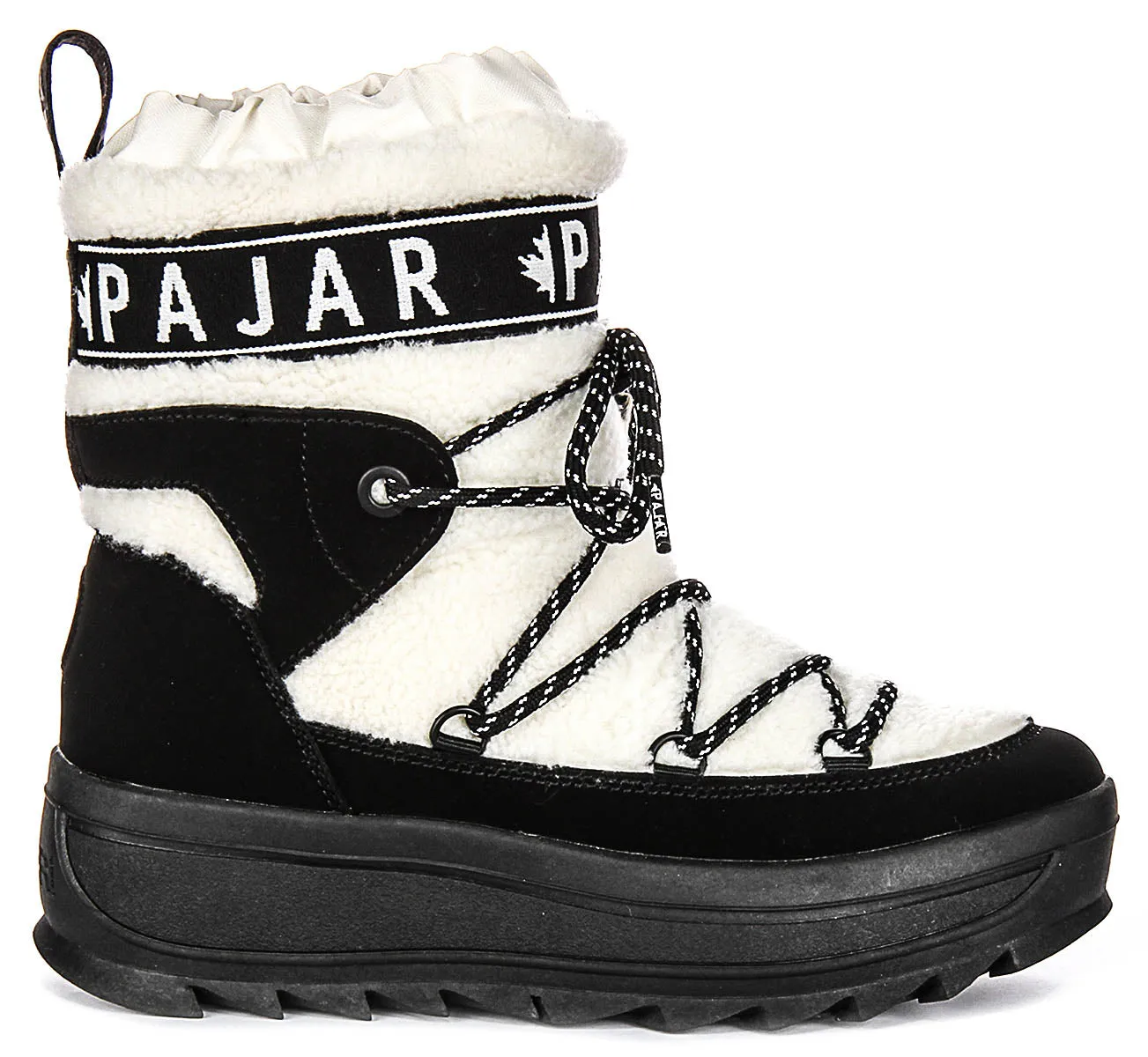 Pajar Galaxy Lama In White Black For Women