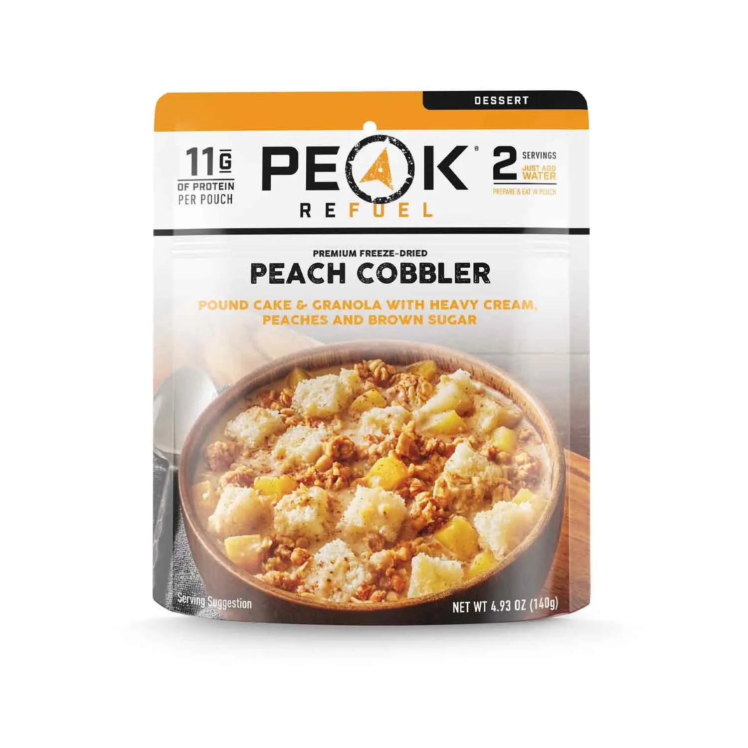 Peak Refuel Premium Freeze-Dried Cobbler Dessert