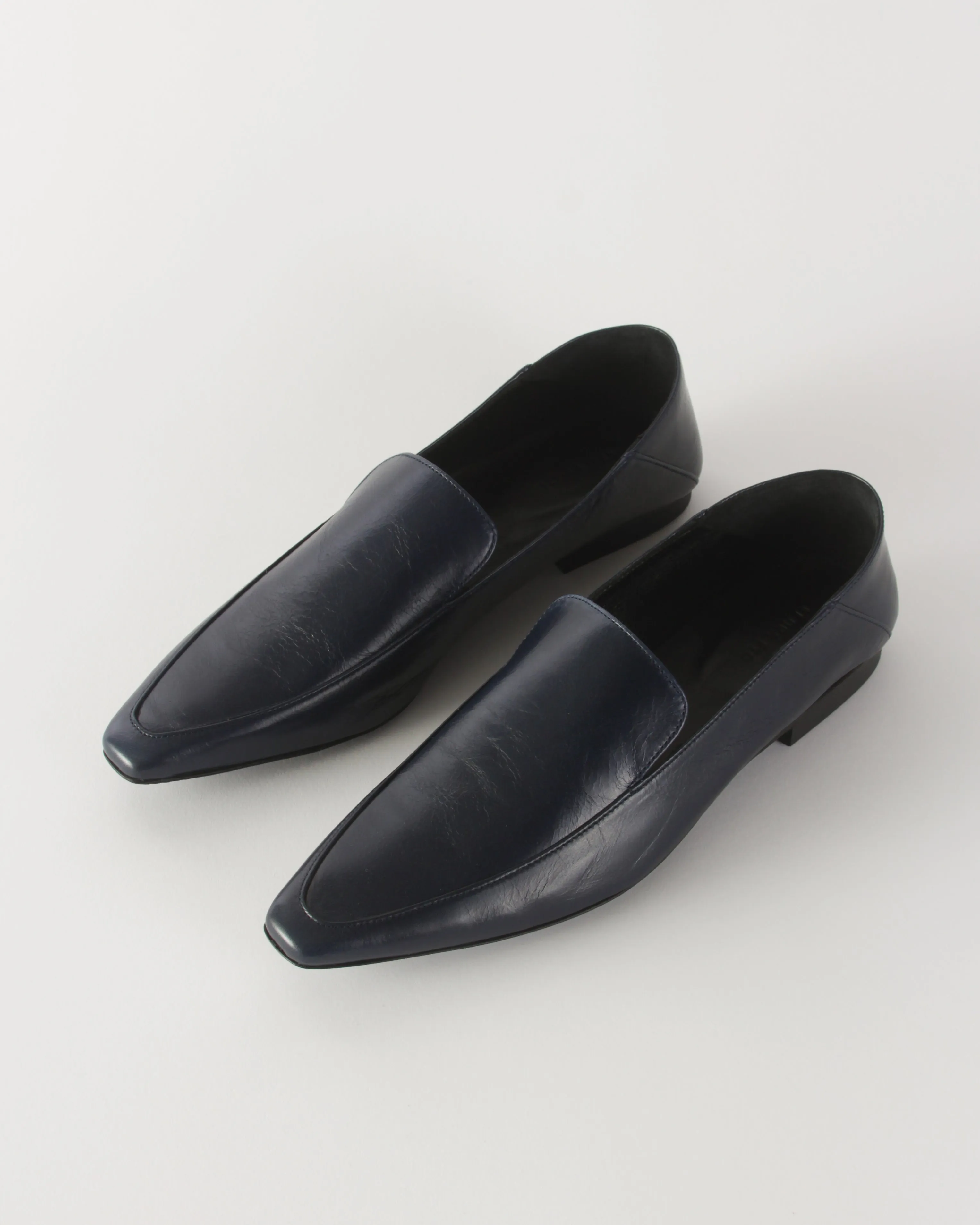 Pointed Loafer Leather Royal