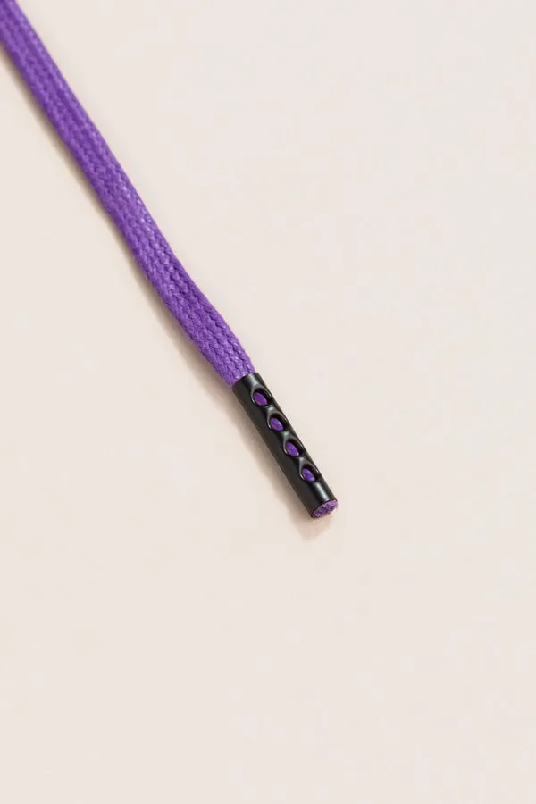 Purple | 4 mm Round Waxed Shoelaces