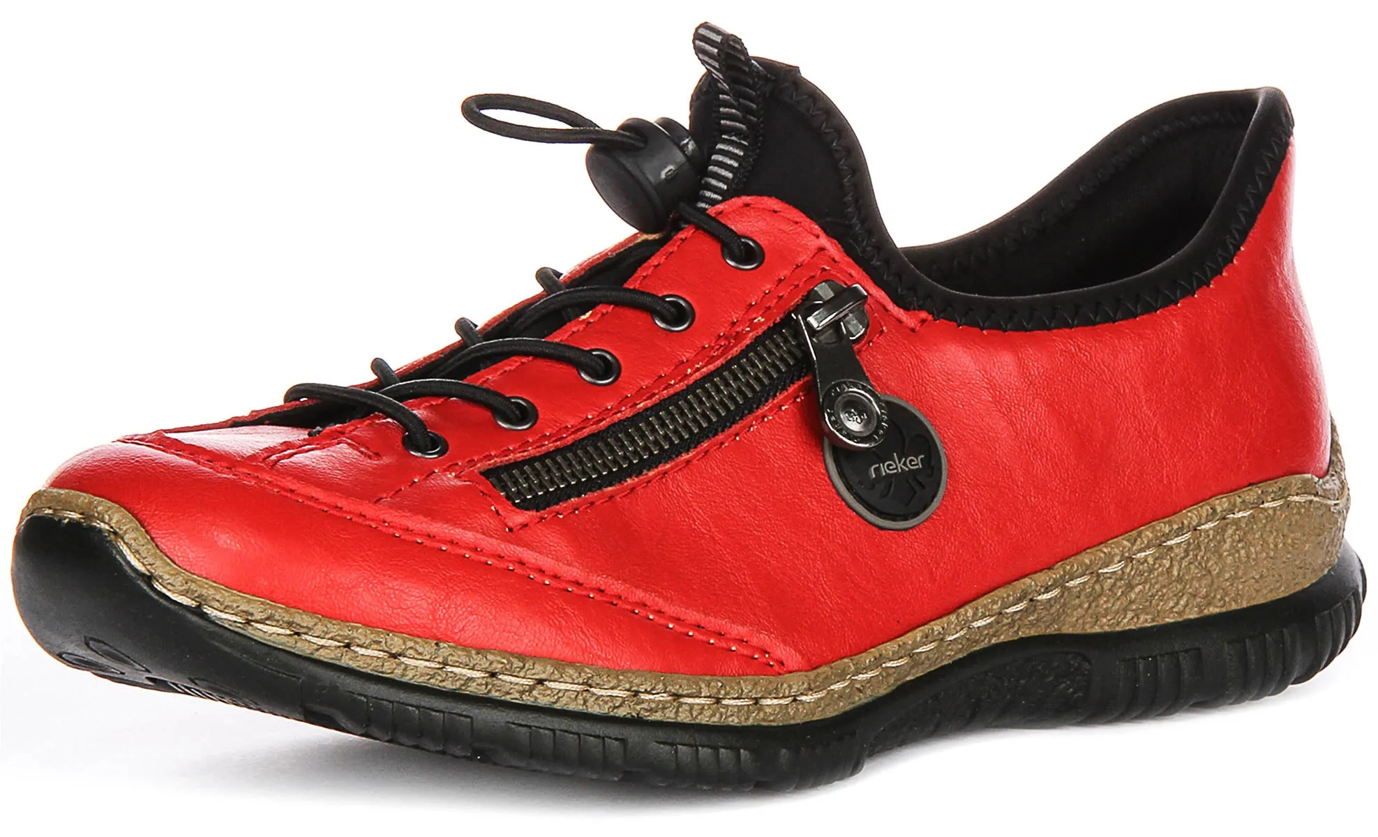 Rieker N3267-33 In Red For Women