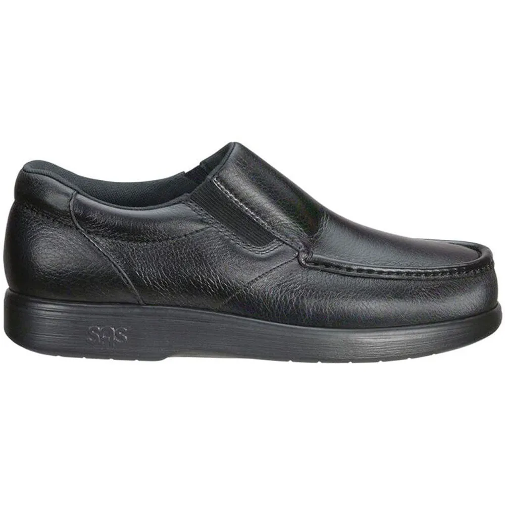 SAS Side Gore Loafer Black Leather (Men's)