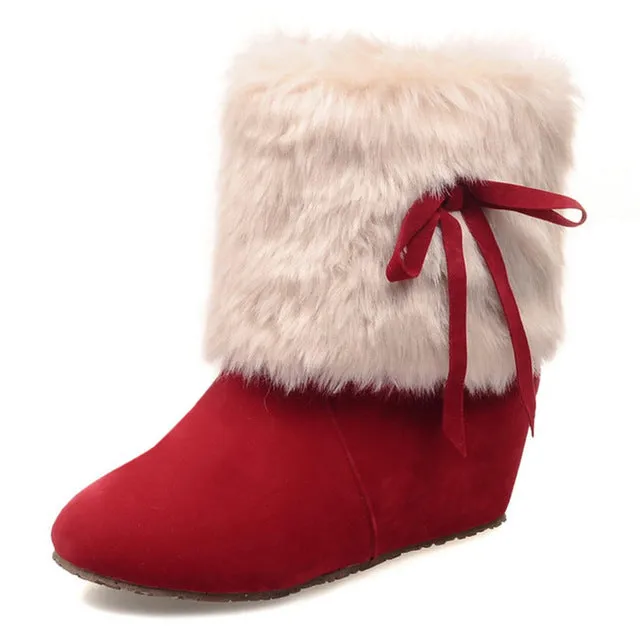 Sweet  Add Fur Snow Boots