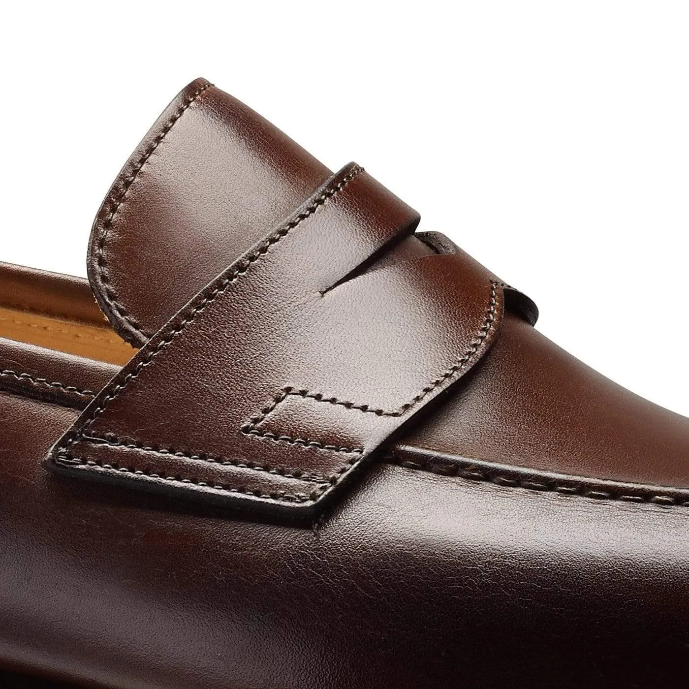 Sydney Dark Brown Burnished Calf