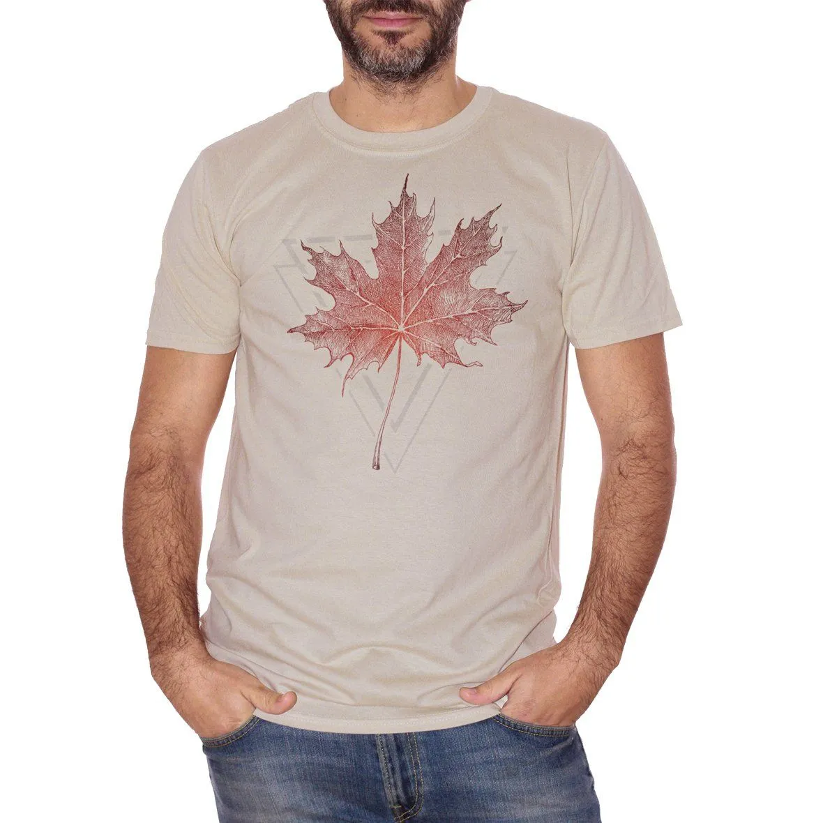 T-Shirt Maple Leaf - Foglia d'Acero - Hikers Adventure Nature - Trekking - Explore - Camping