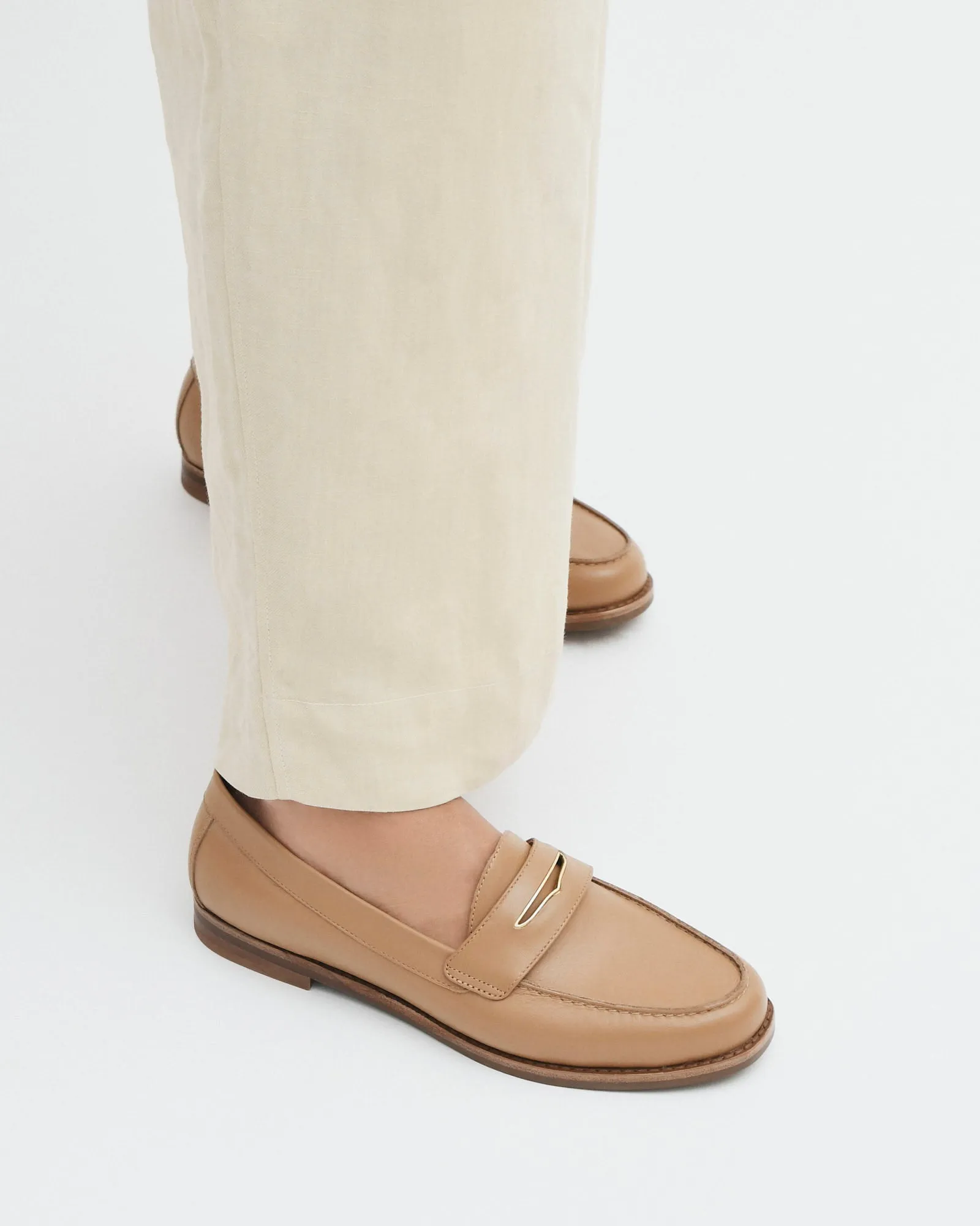 TAVI LOAFERS TAN LEATHER