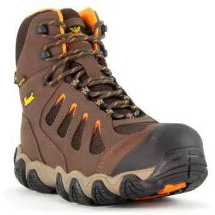 Thorogood Men's Crosstrex 6" Hiker WP Comp Work Boot -Brown- 804-4296