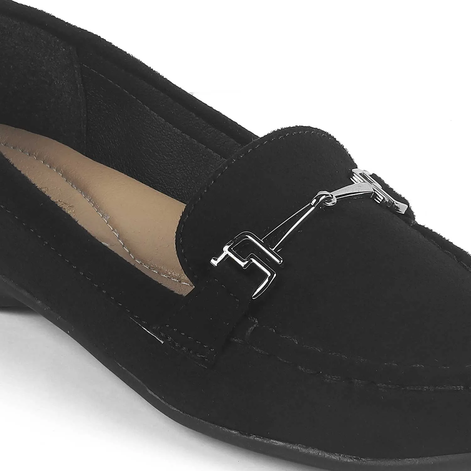 Tresmode Angie Black Women's Casual Loafers