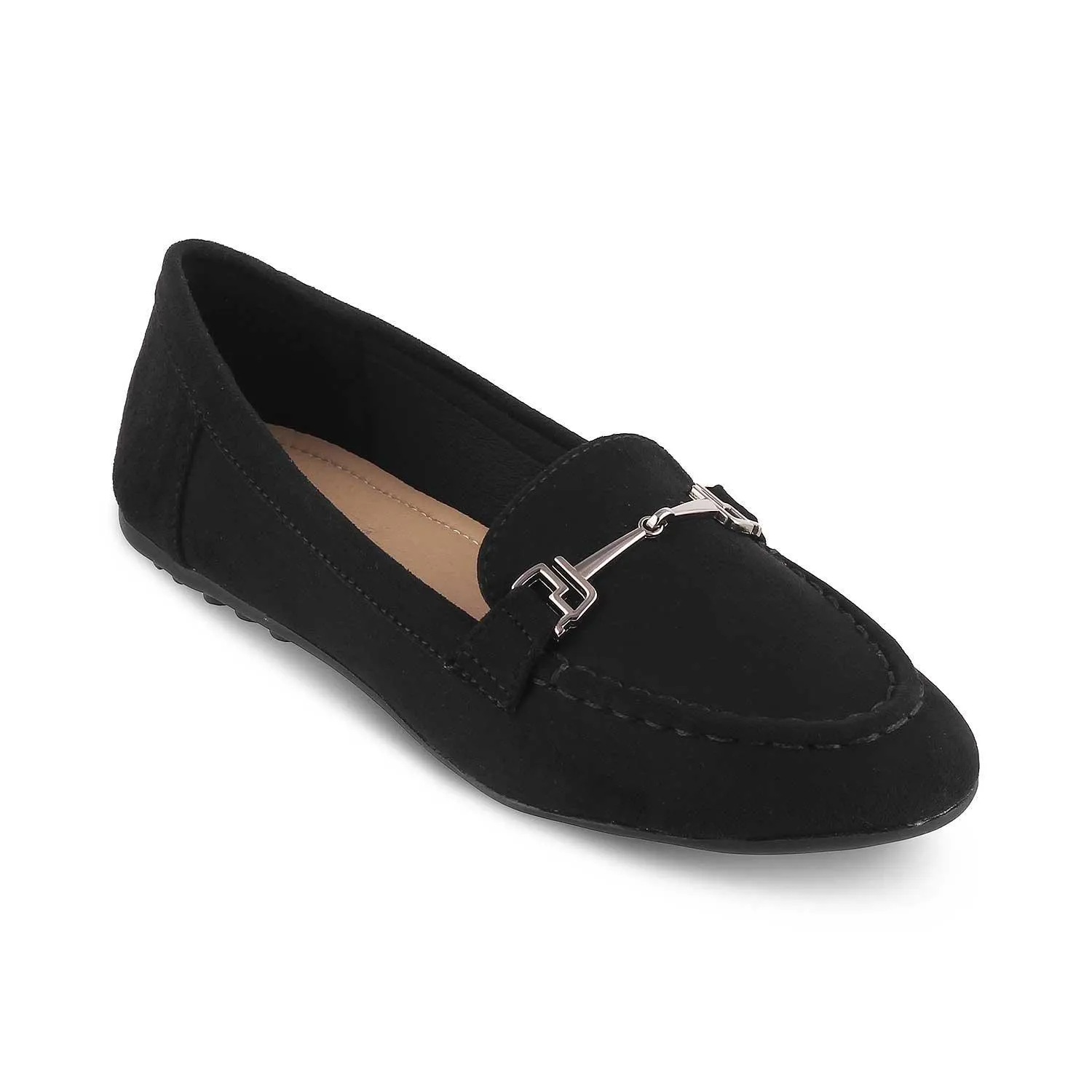 Tresmode Sangelus Black Women's Dress Loafers