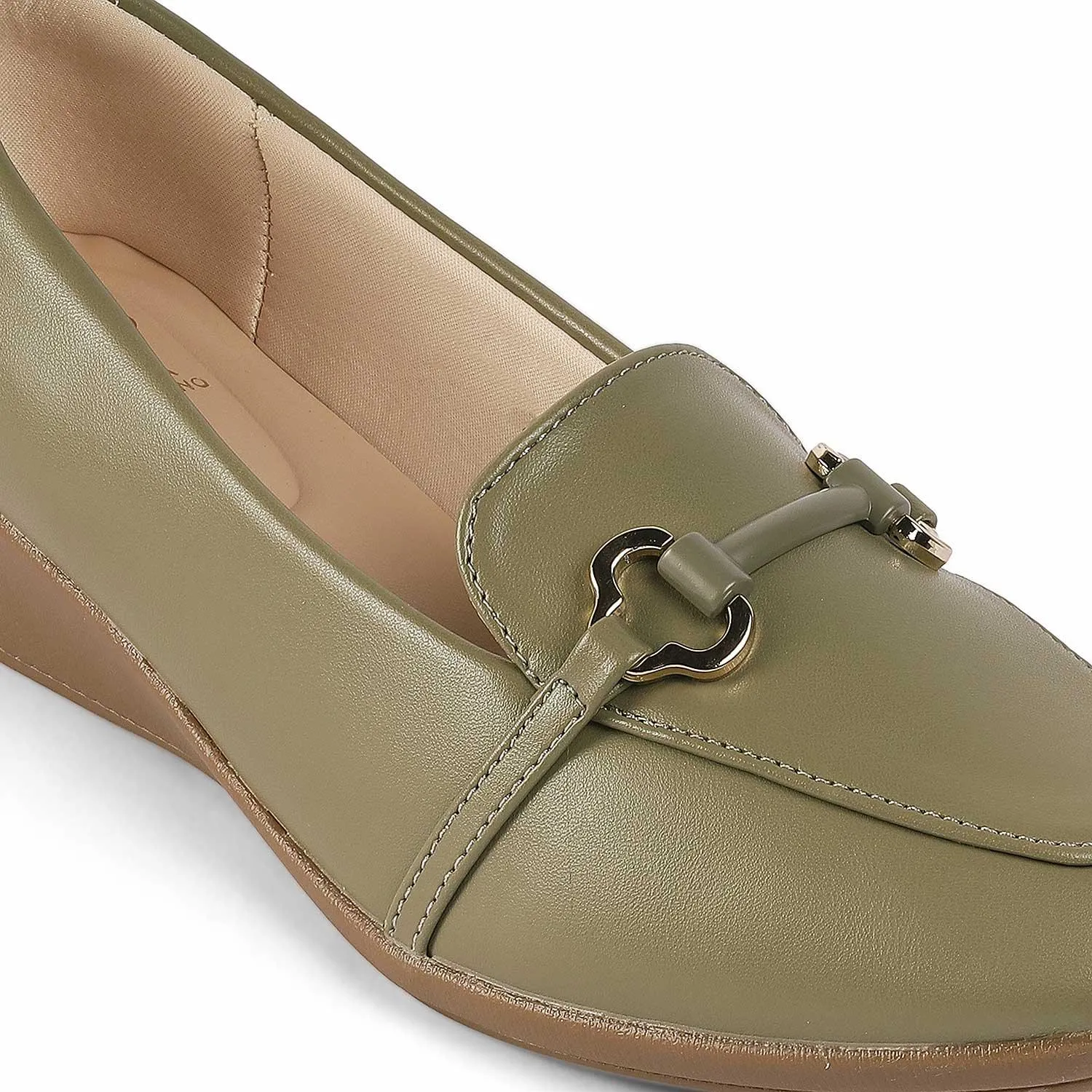 Tresmode Trevy Green Women's Casual Sole Loafers