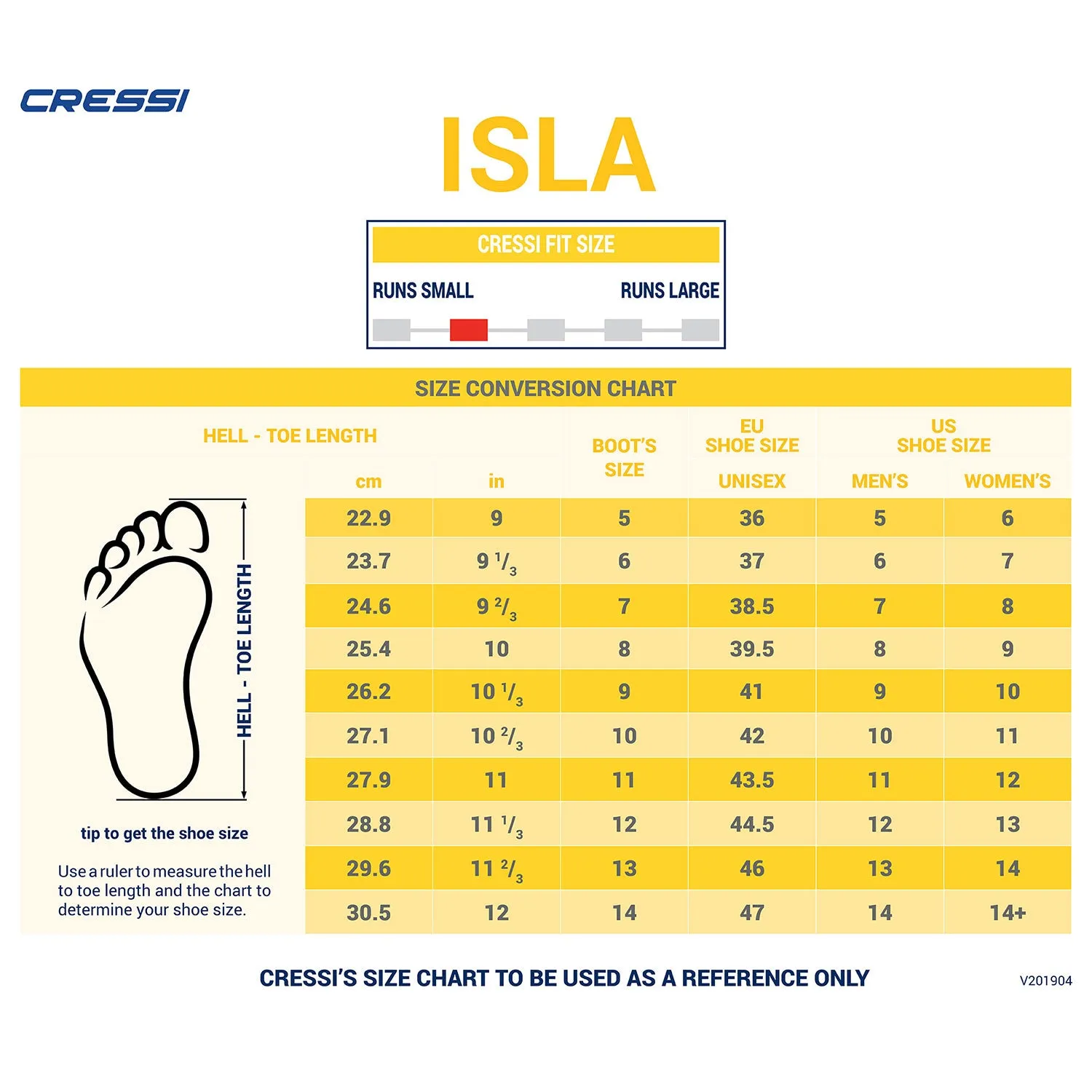 Used Cressi 5mm ISLA With Soles Boots-6