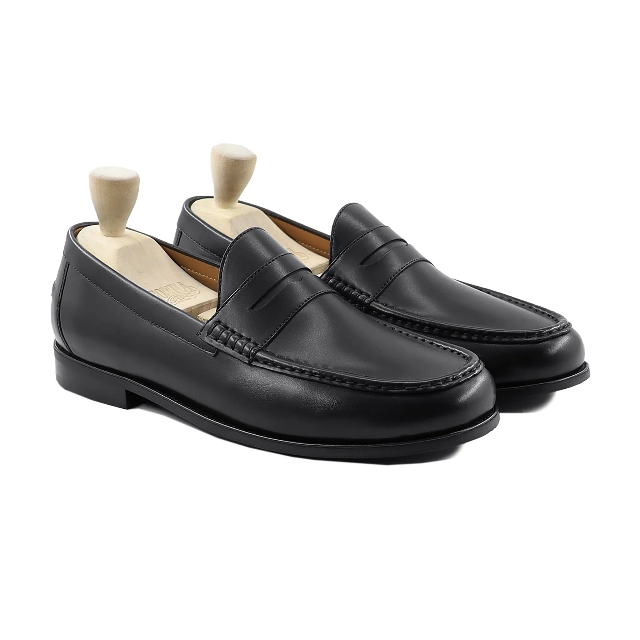 Wokasu - Men's Black Calf Leather Loafer