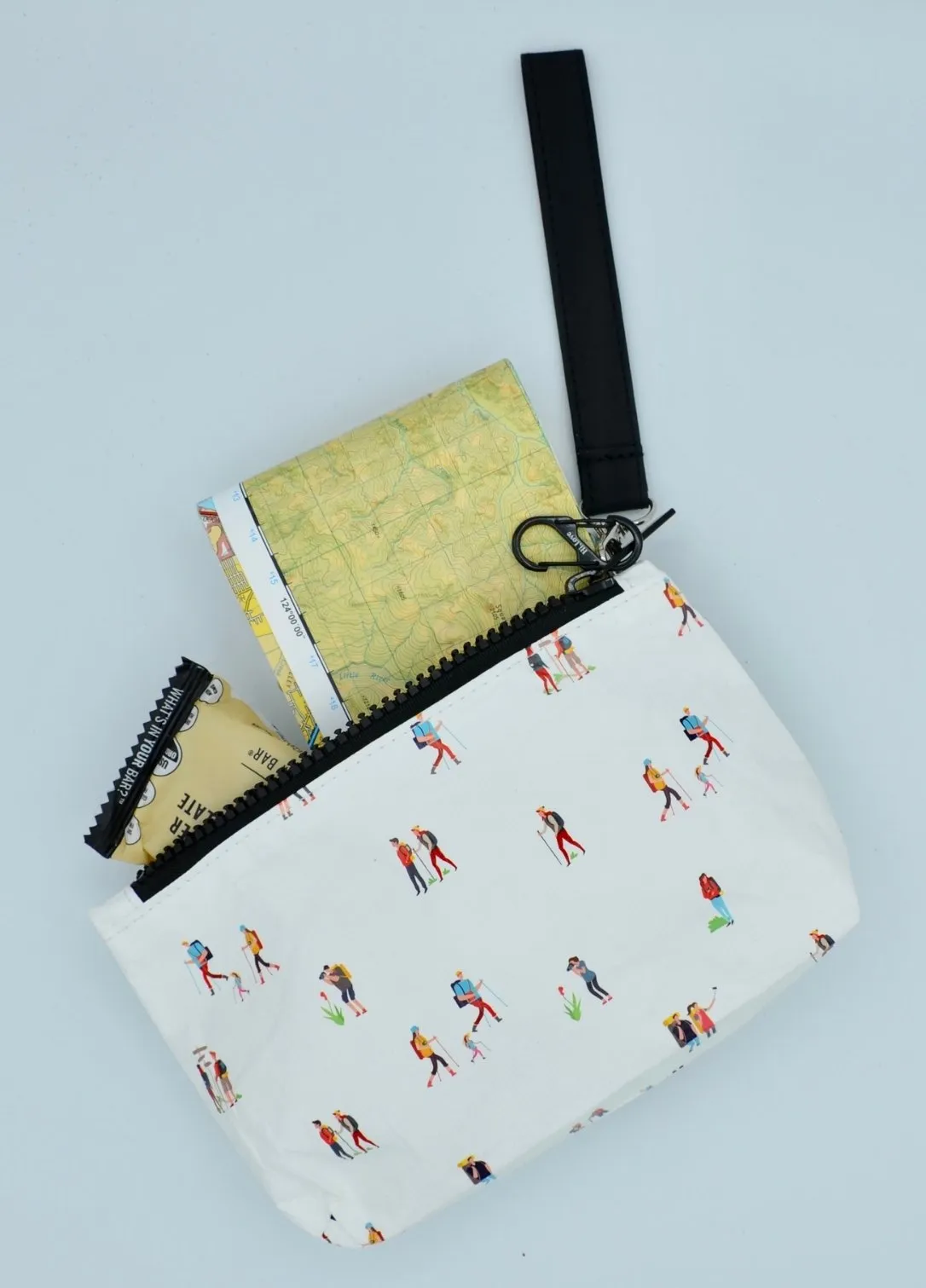 Zip Wristlet in Day Hikers Pattern